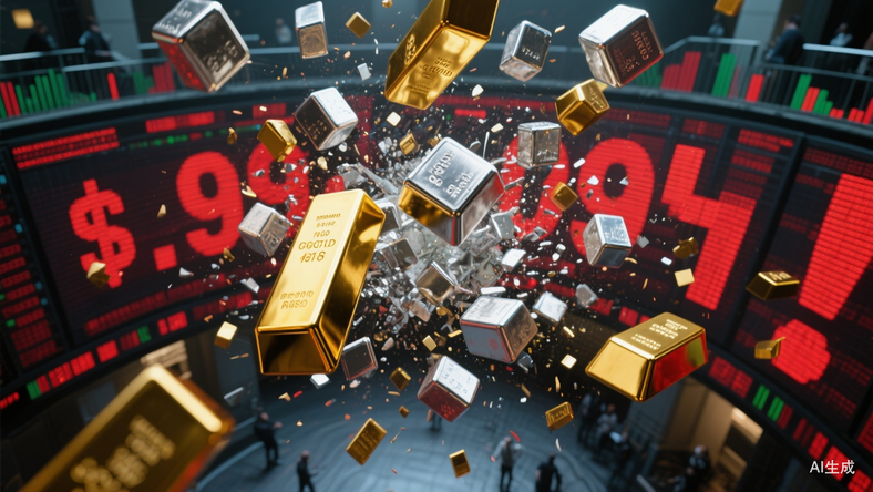 闪崩,黄金跌破5000,白银跌16%,是短暂调整还是趋势反转?